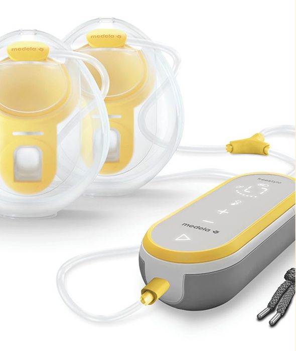 Bomba tira leite dupla mãos livres elétrica portátil Medela