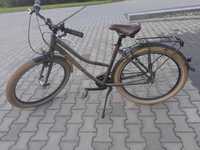 rower miejski brązowy