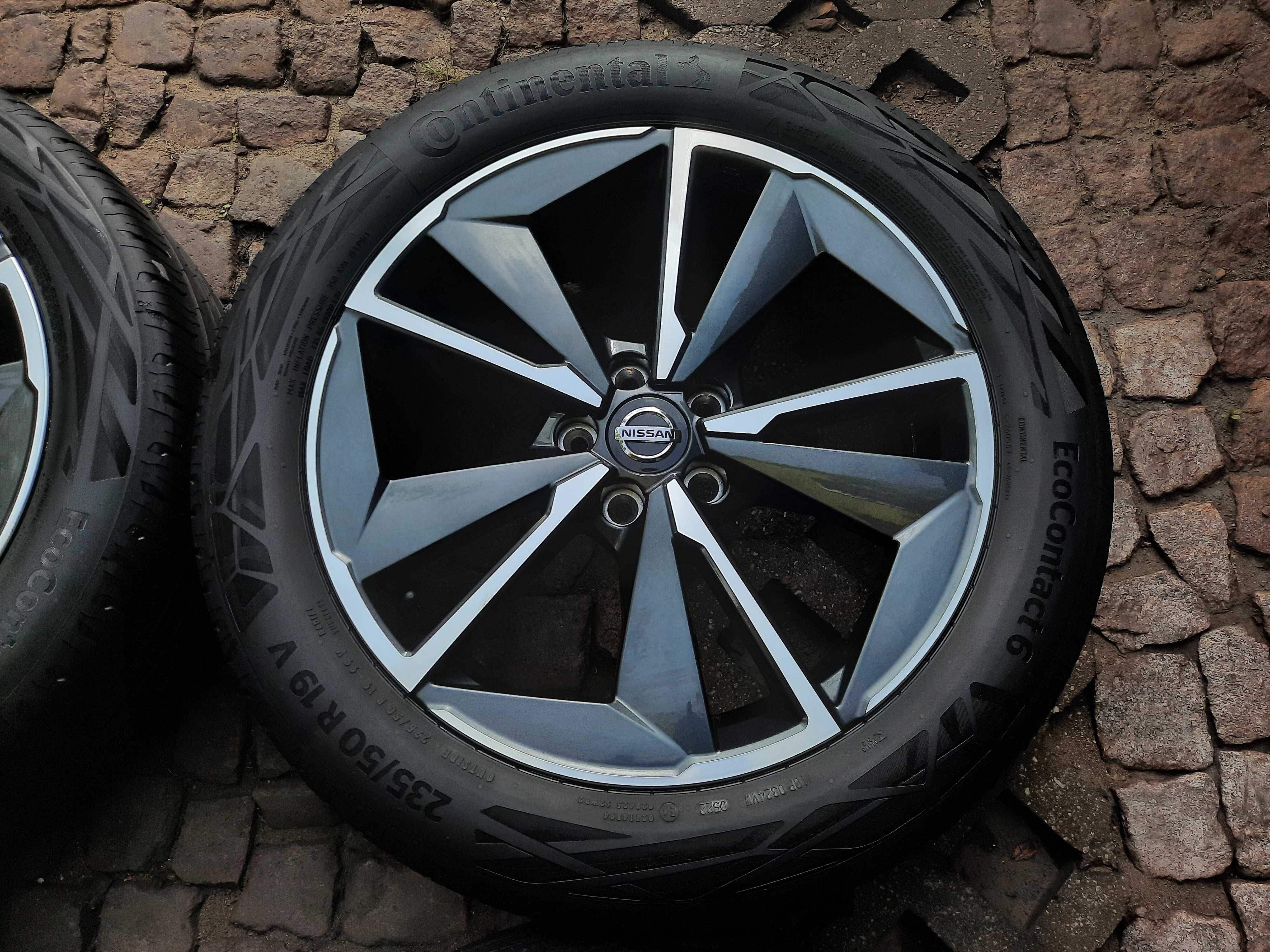 Oryginalne koła aluminiowe NISSAN QASHQAI J12 19" 5x114,3 j. NOWE