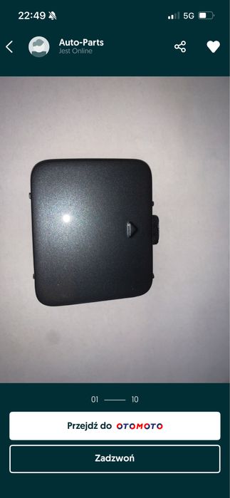 Zaślepka hak , przód BMW