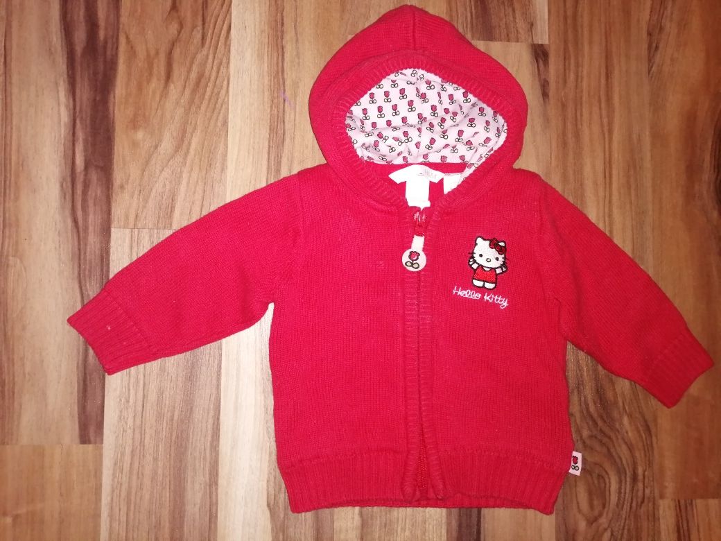 Swetr Hello Kitty HM na zamek rozmiar 68