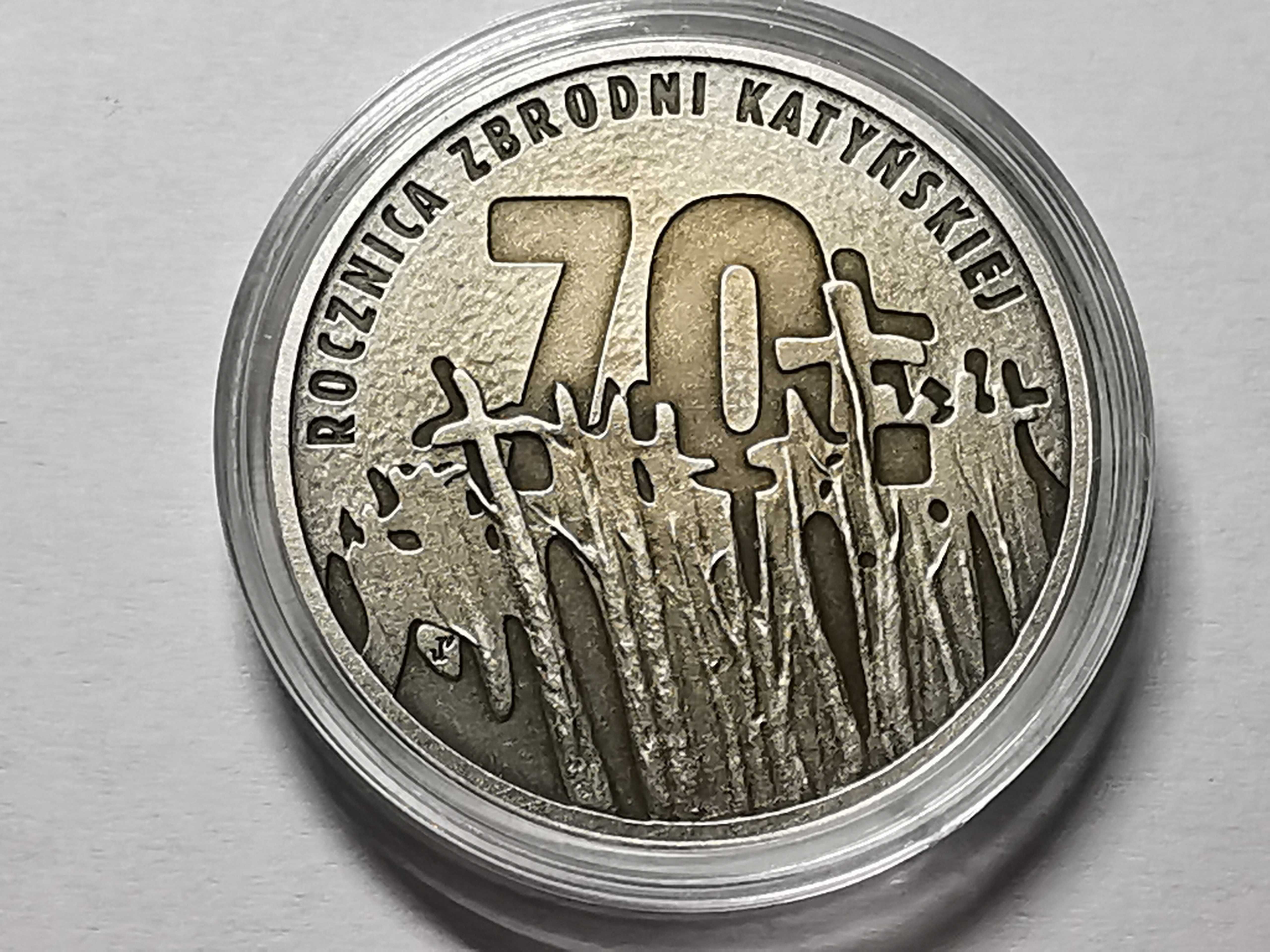 Moneta 70 Rocznica Zbrodni Katyńskiej - 10zł