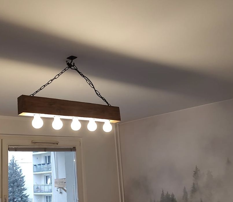 Lampa industrialna 5 żarówek