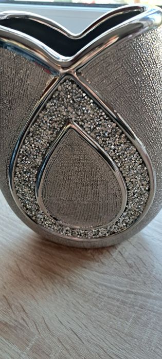 Wazon glamour  srebny