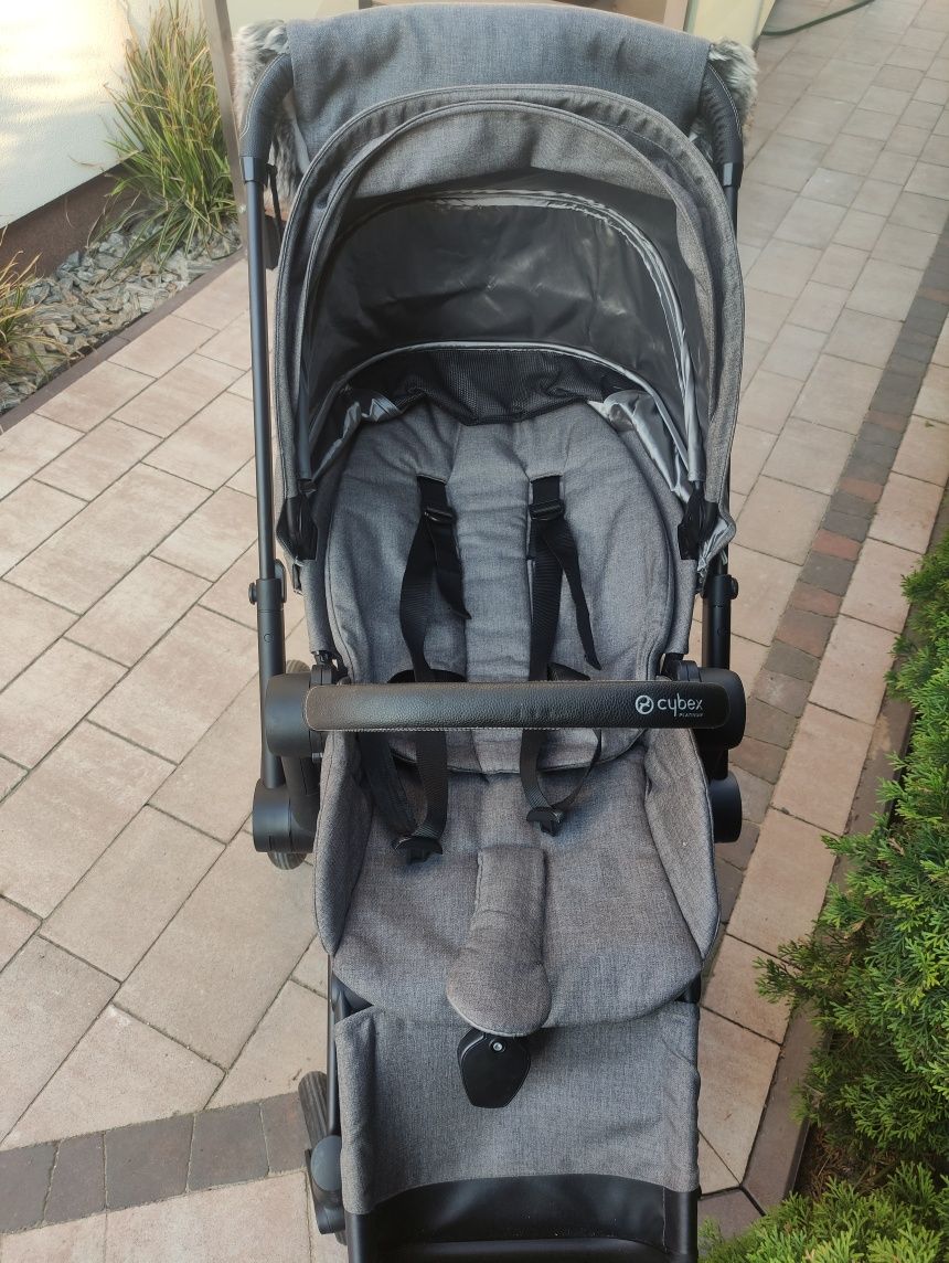 Wózek CYBEX Priam 2.0 , 2w1, spacerowka i gondola, stan bdb, matt Blac