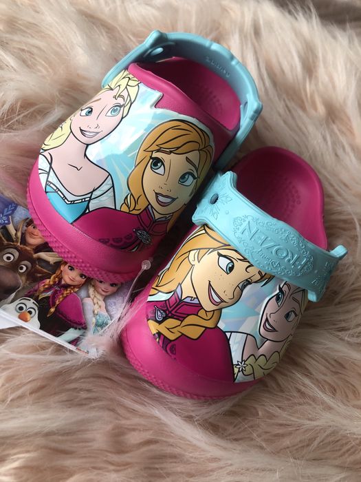 Crocs FROZEN r. 20-21 C5 kapcie sandaly dziewczece