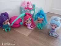 Zestaw lalek z bajki shimmer and shine 4 szt plus gadżety