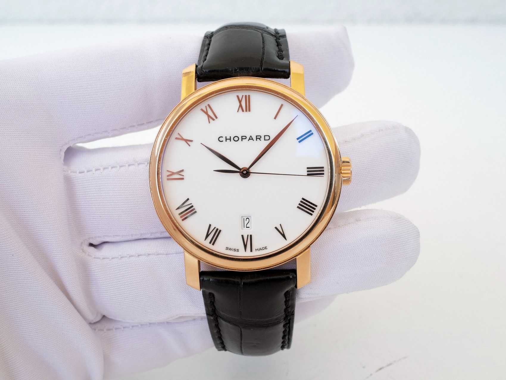 Chopard Classic Automatic White Dial 18k Rose Gold 40mm