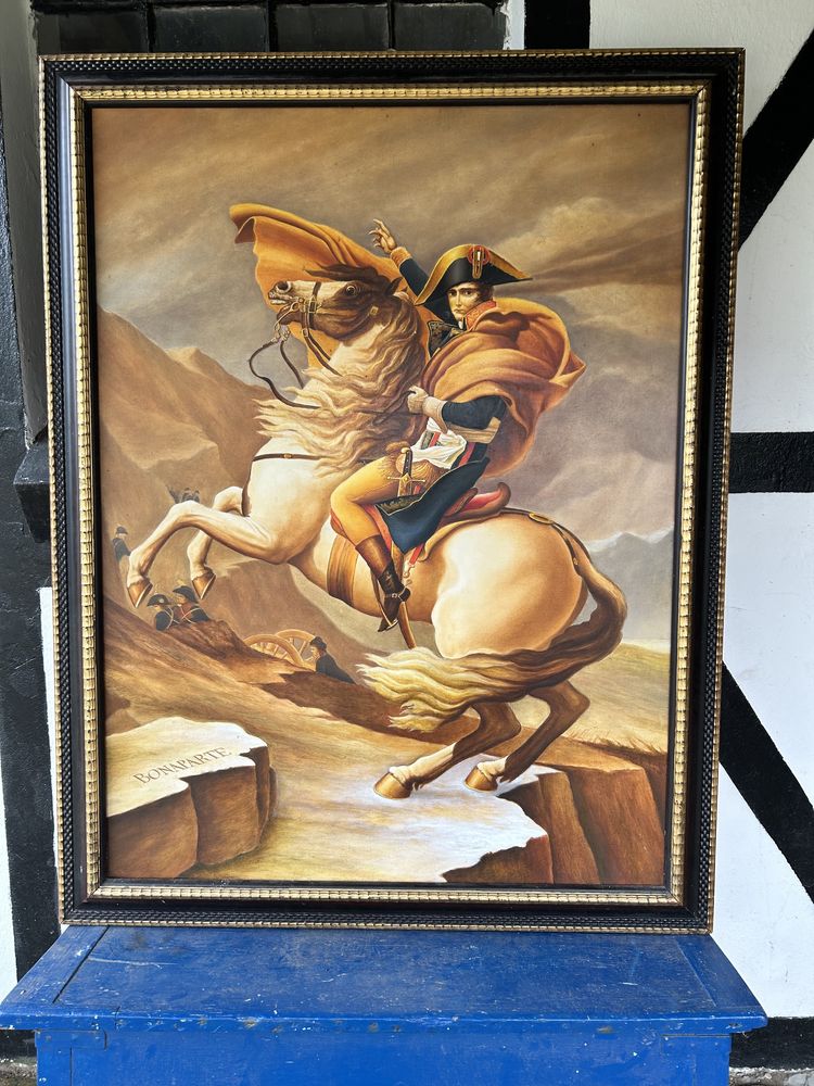 Obraz Napoleon przekraczającego Przełęcz Świętego Bernarda kopia