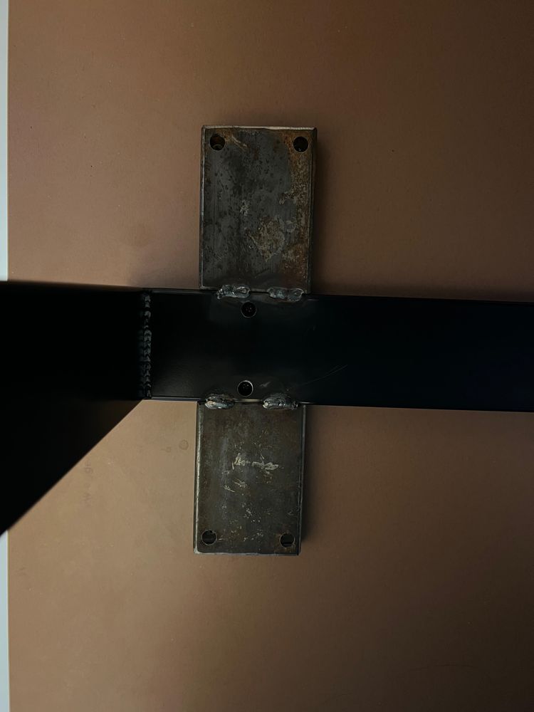 Nogi do stołu biurka loft metalowe profile 2