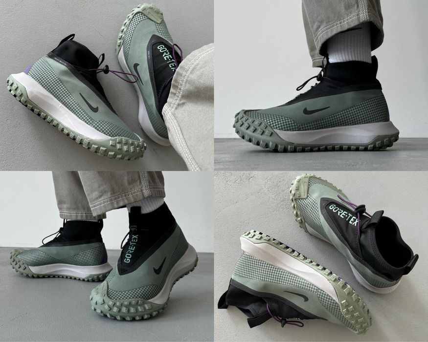 36-46 розміри‼️ Вологостійкі високі кросівки Nike ACG Mauntain Green