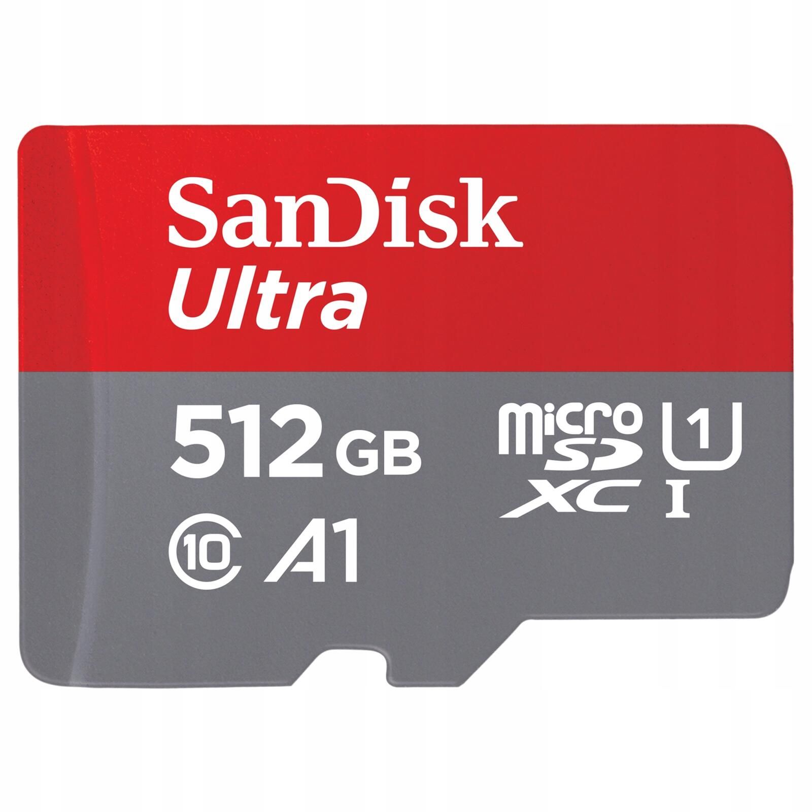 SanDisk Karta pamięci microSD Ultra 512GB+ adapter Class 10 C10 U1 A1