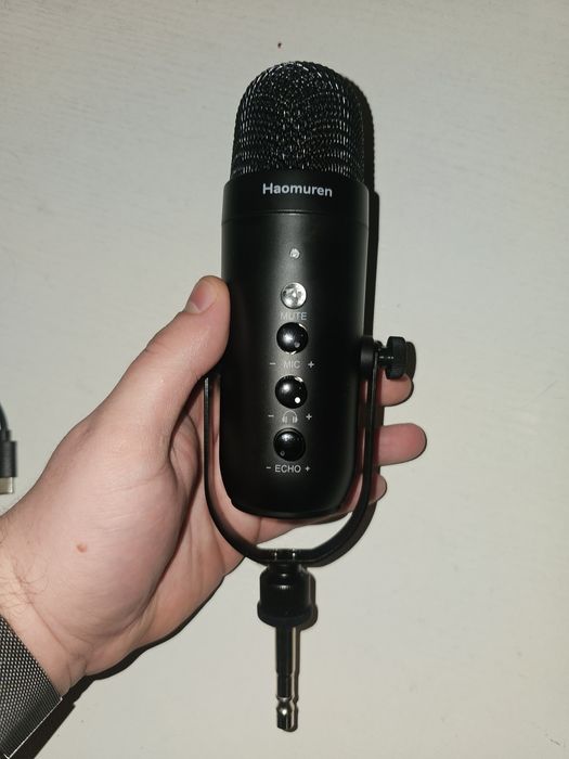 Мікрофон конденсаторний USB  для ігор чи стрімівHaomuren k66