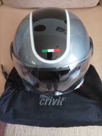 Capacete Crivit com viseira