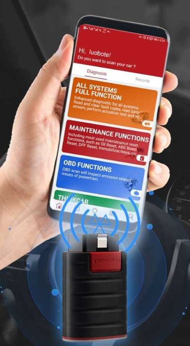 Tester diagnostyczny THINKDIAG FULL 2025 j. Polski + Tablet 8" LENOVO