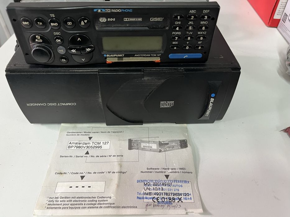 Radio phone Balupunkt Amesterdam Tcm 127