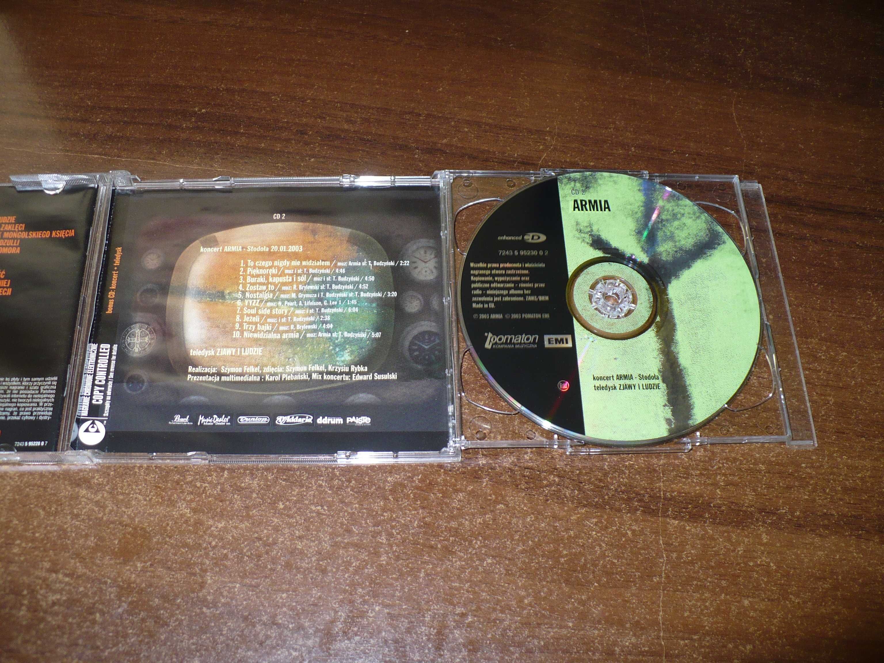 ARMIA - Pocałunek Mongolskiego Księcia, 2 CD, 2003, Wyprzedaż Kolekcji