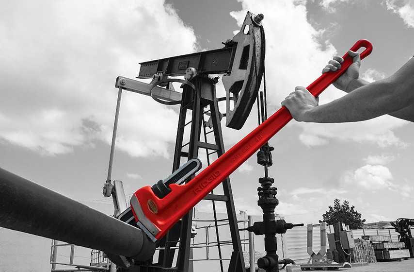 Chaves de Tubo p/ Serviços Pesados da RIDGID    JR19