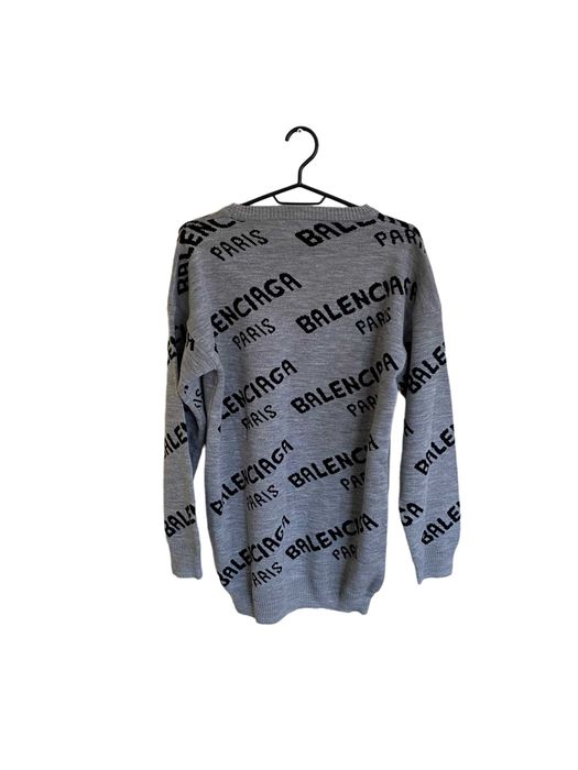 Balenciaga sweter fullprint, rozmiar L, nowy z metką
