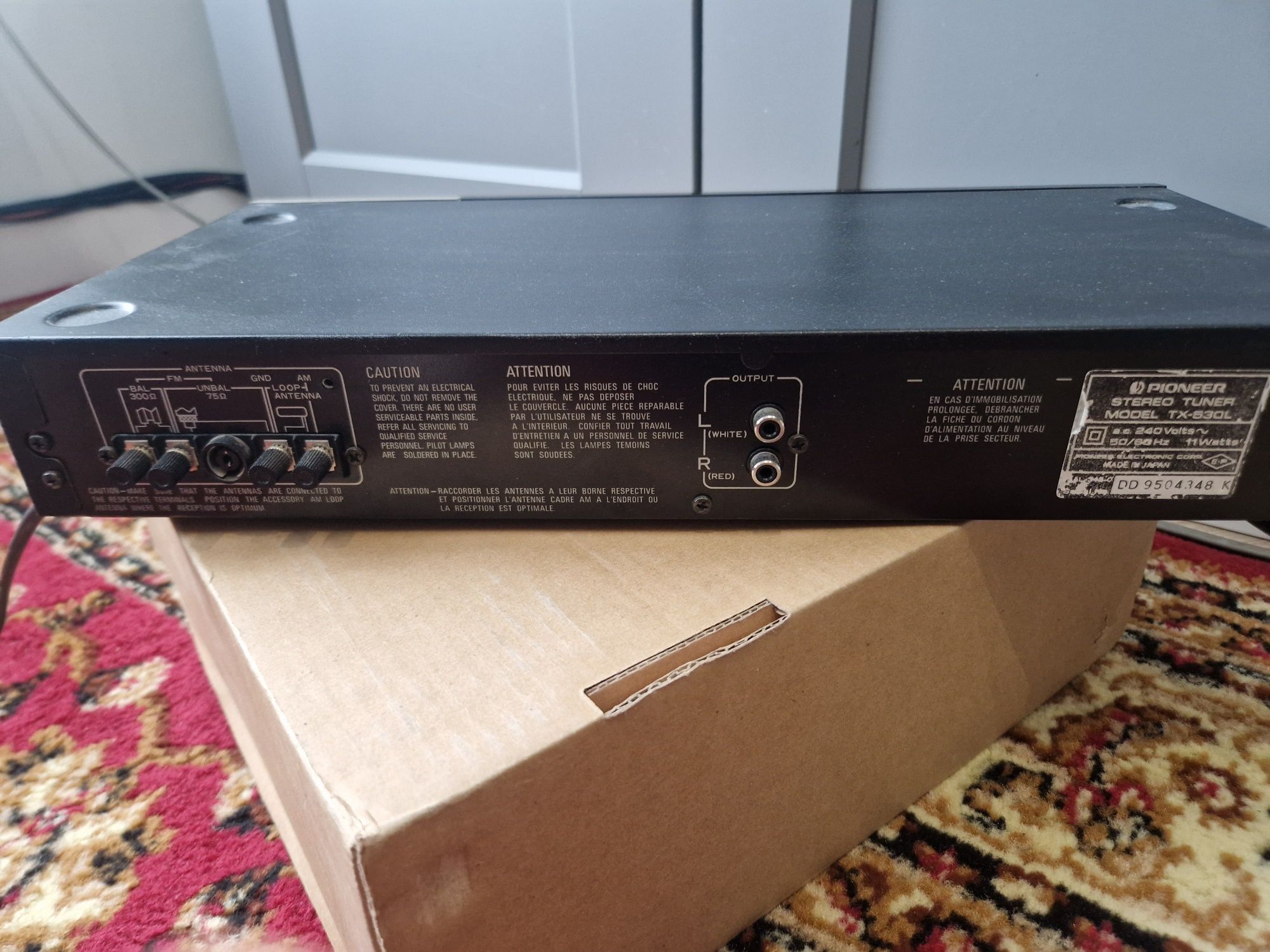 Tuner pioneer fm stereo tx-530l