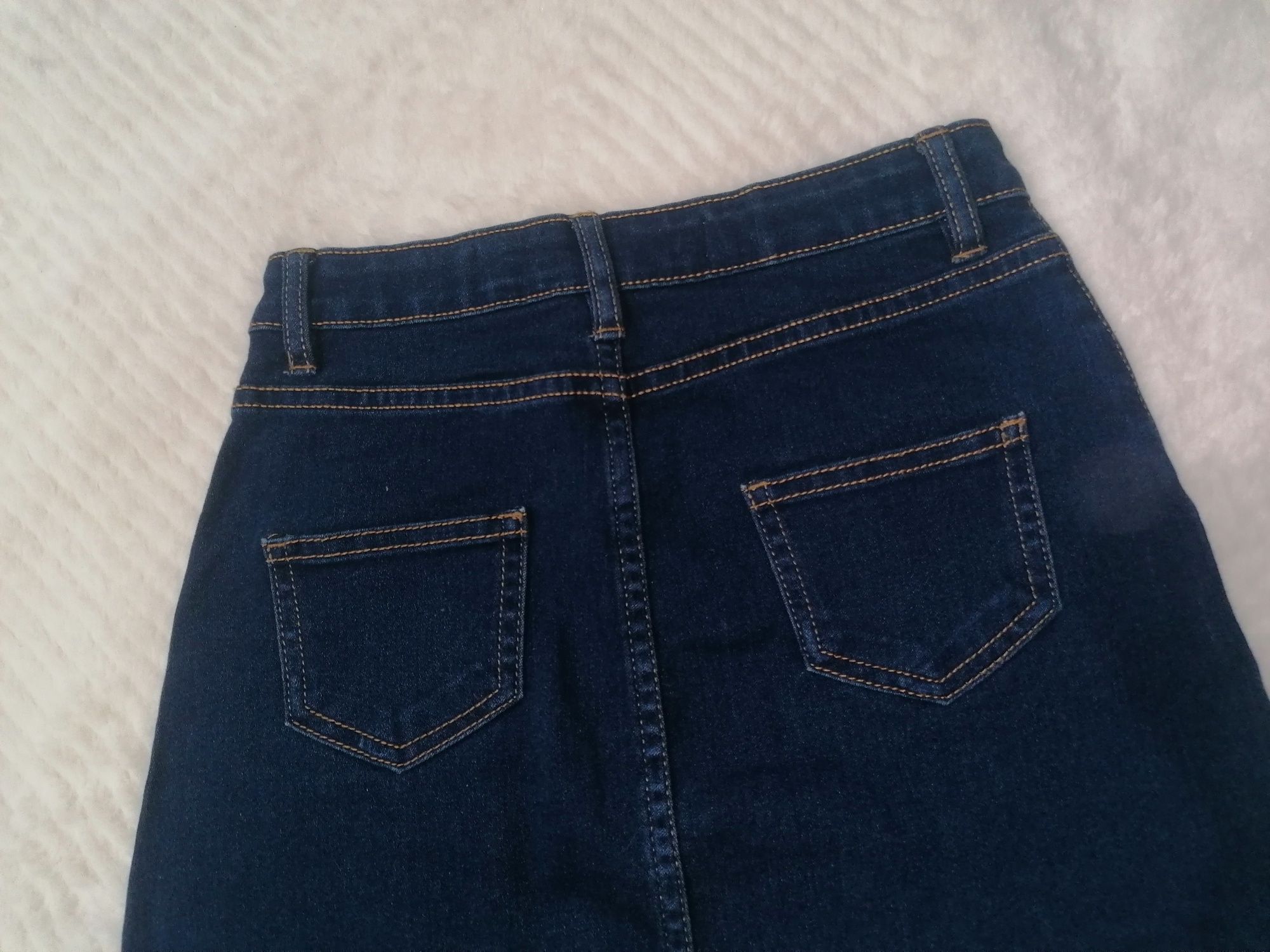 Nowa, nieużywana spódnica krótka jeansowa 6-7lat 122cm H&M