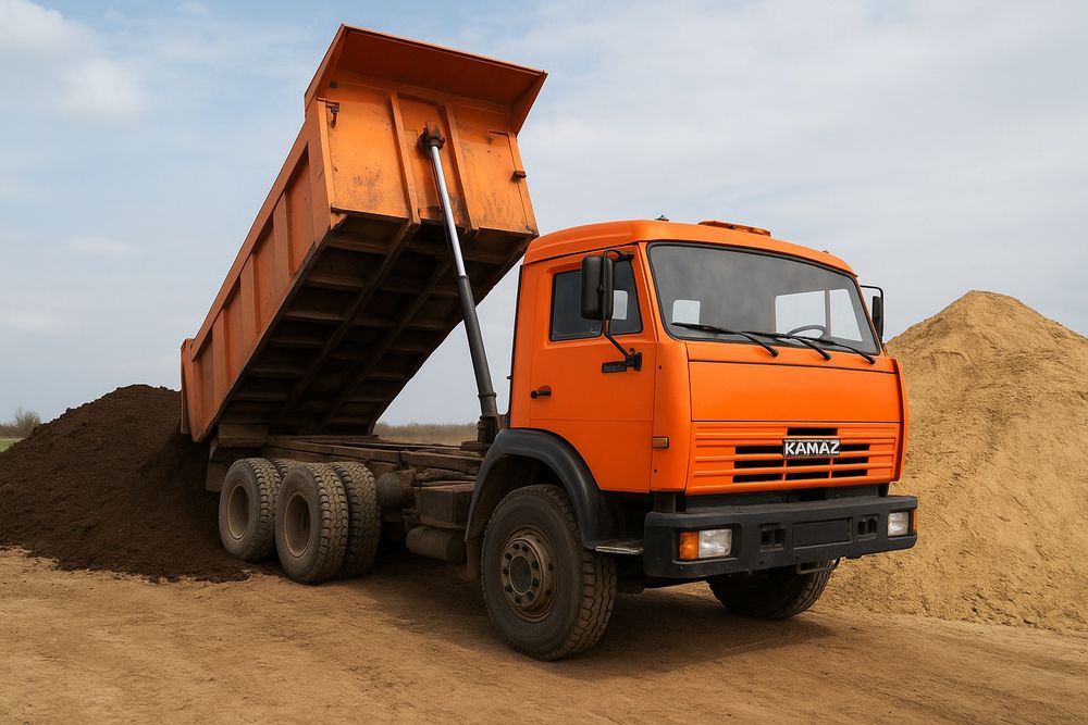 Послуги КамАЗ / ЗІЛ — Щебінь, Пісок, Бетон, Земля, Вивіз сміття
