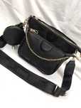 Torba 3 in 1 Louis Vuitton czarna monogram nowość hit