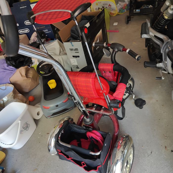 Rowerek 3 kołowy, wózek