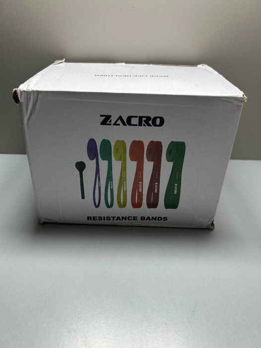 Taśmy oporowe Zacro zestaw 6 szt. do ćwiczeń i podciągania