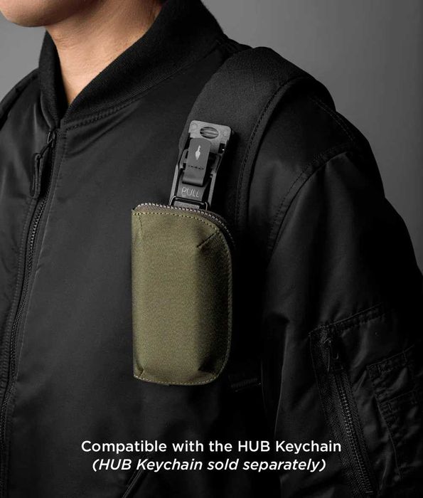 Alpaka Gear Hub Zip Pocket Кошелек Бумажник Монетница Army Green