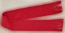 Cachecol Unissexo de Bebé / Criança, Vermelho, como Novo