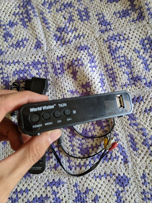 T2 тюнер World vision T62N, тв приставка