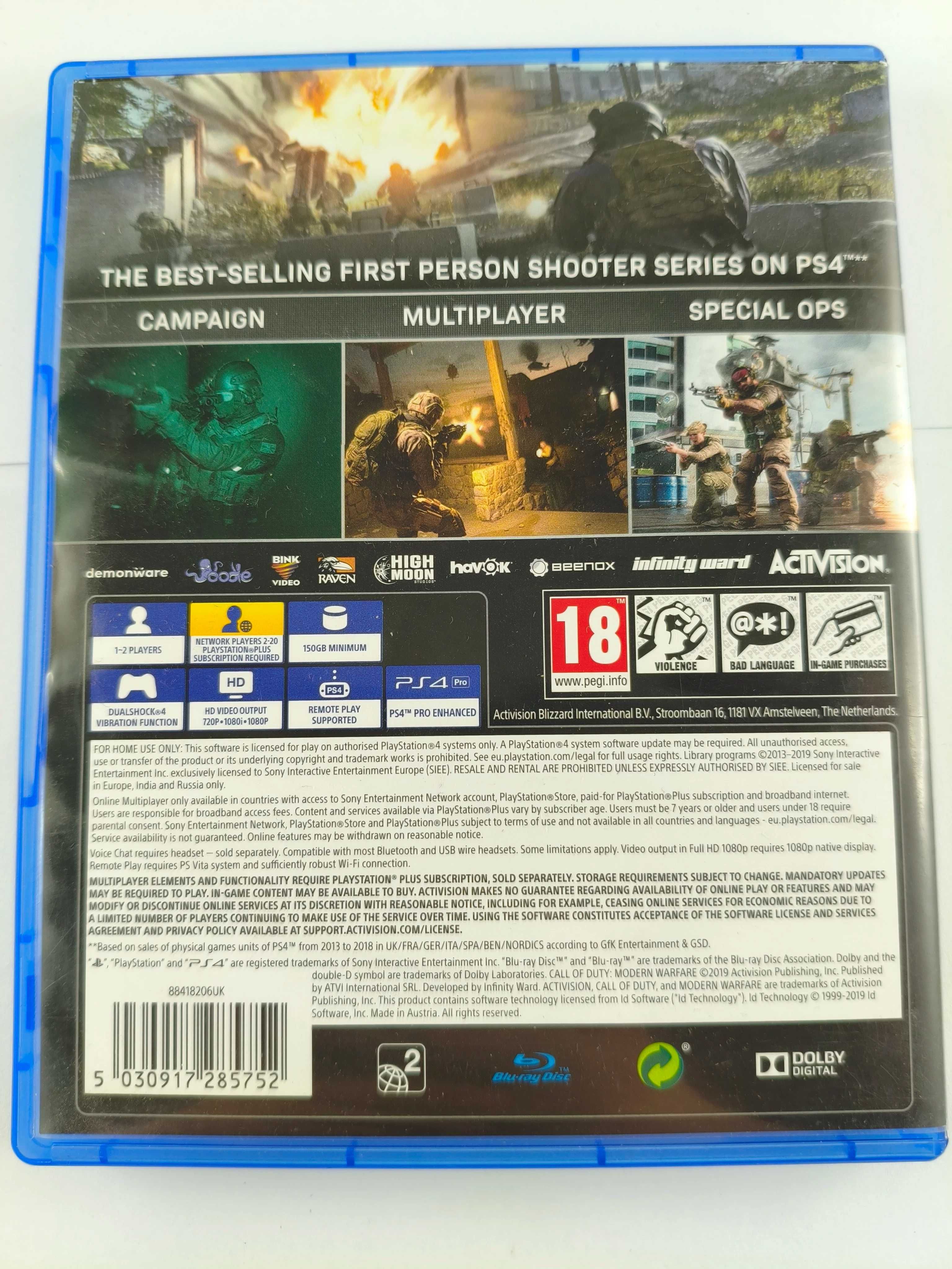 Gra Call Of Duty Modern Warfare PS4