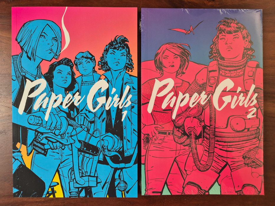Paper Girls - tomy 1 i 2. Brian K. Vaughan