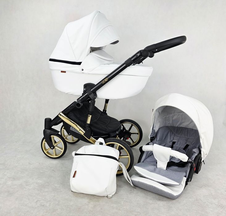 OKAZJA Nowy Powystawowy Wózek Dziecięcy Berco 2w1 Spacerówka