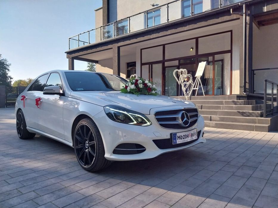 Mercedes E klasy do ślubu Częstochowa/Radomsko, auto/samochód do ślubu