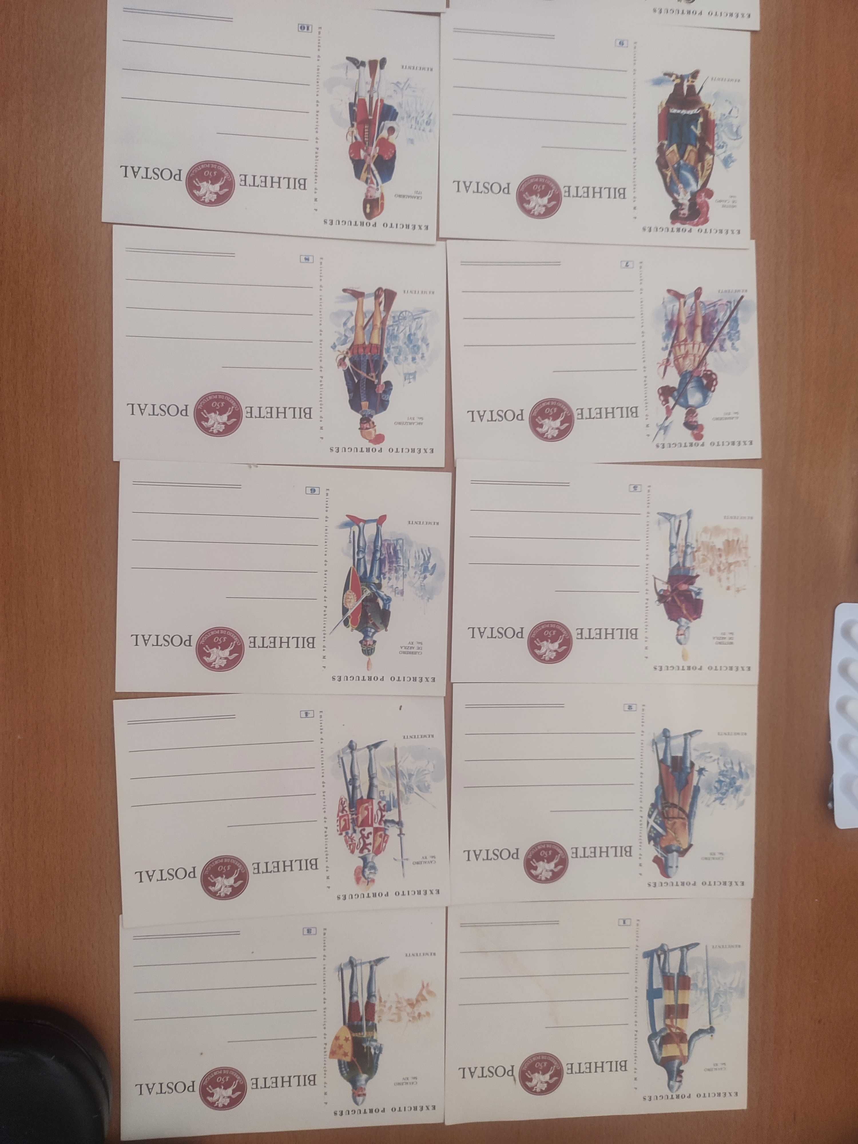 Selos muito antigos colecoes