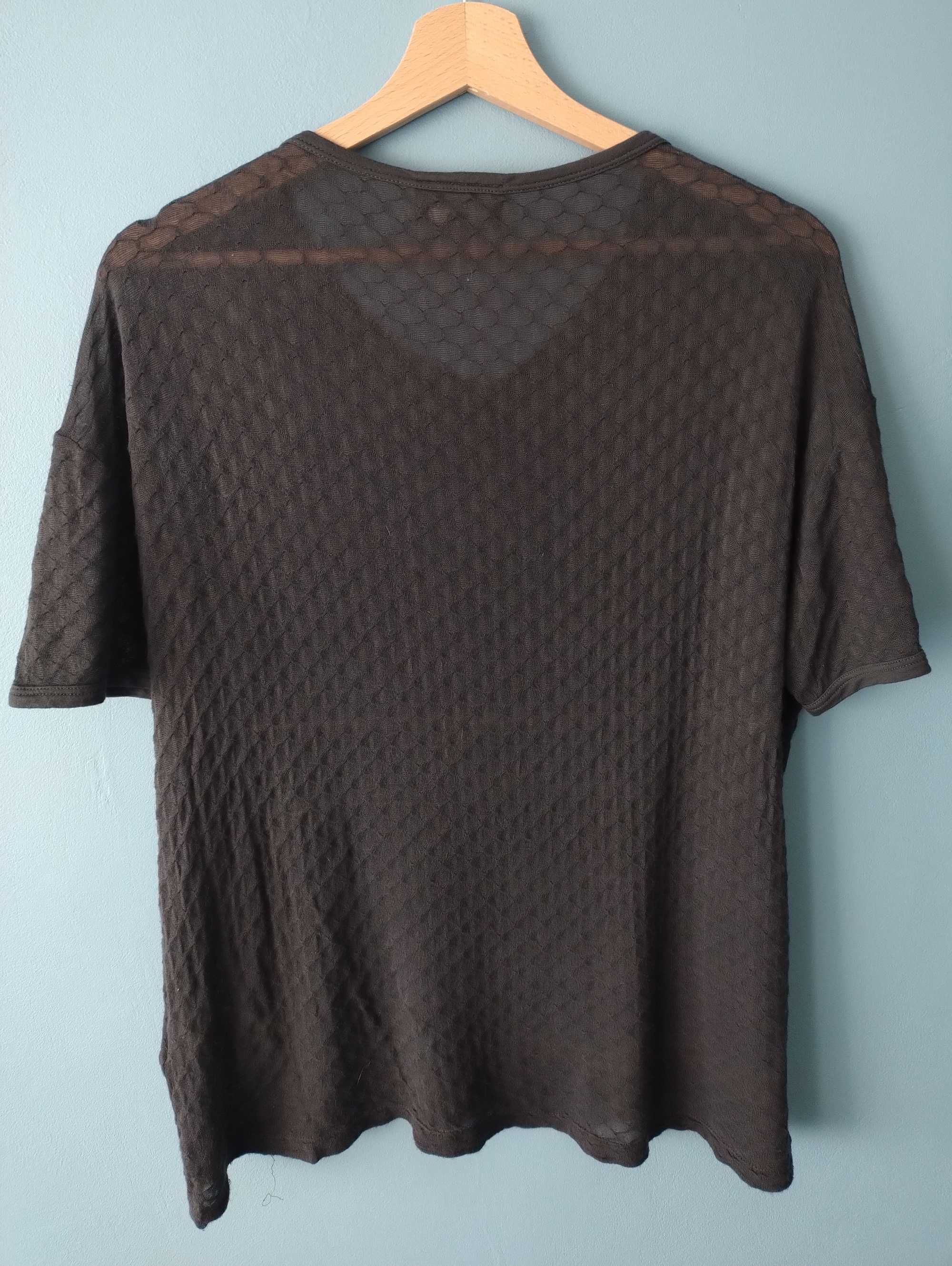Emporio Armani Bluzka z Teksturą Plastra Miodu. Limitowana edycja