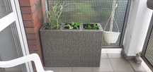 Donica rattanowa i wym 83x60x30.5cm
