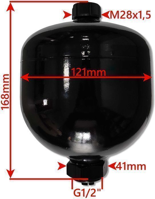 Amortyzator Hydrauliczny HYDROAKUMULATOR Membranowy 0,75L 1/2'' [2436]