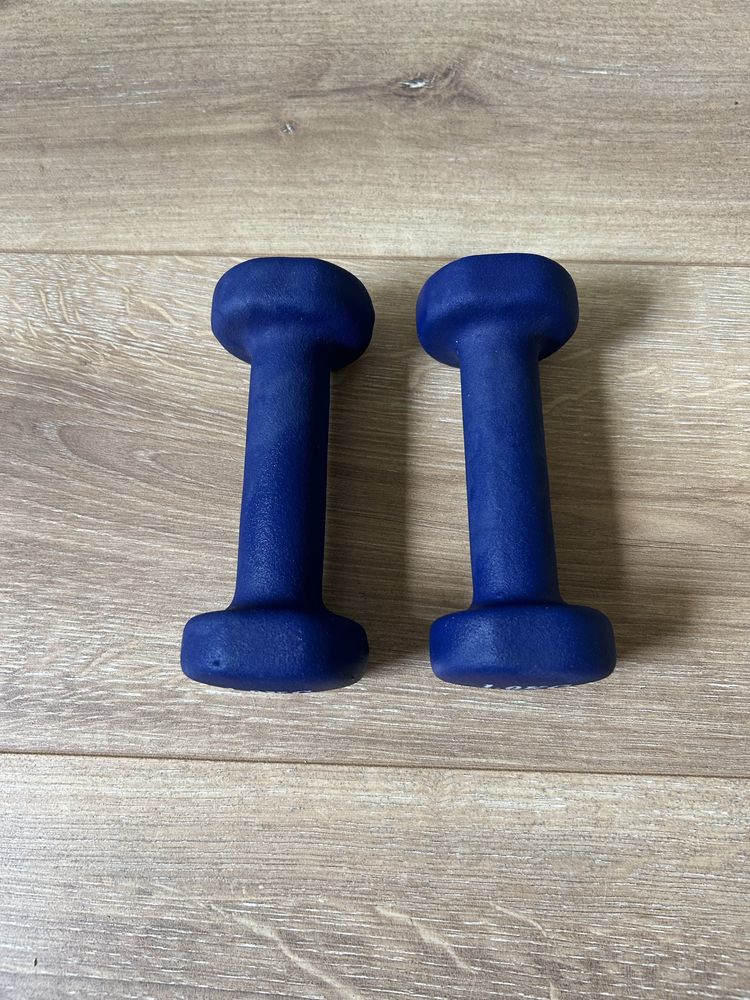 Hantle niebieskie 2x1kg
