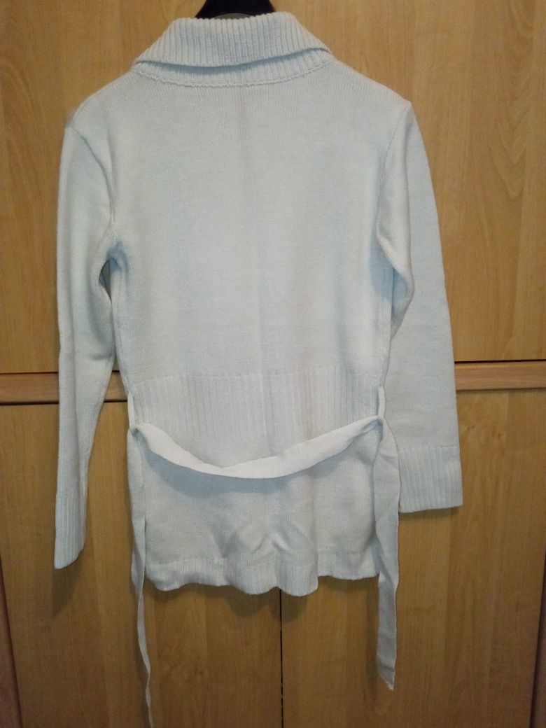 sweter długi damski