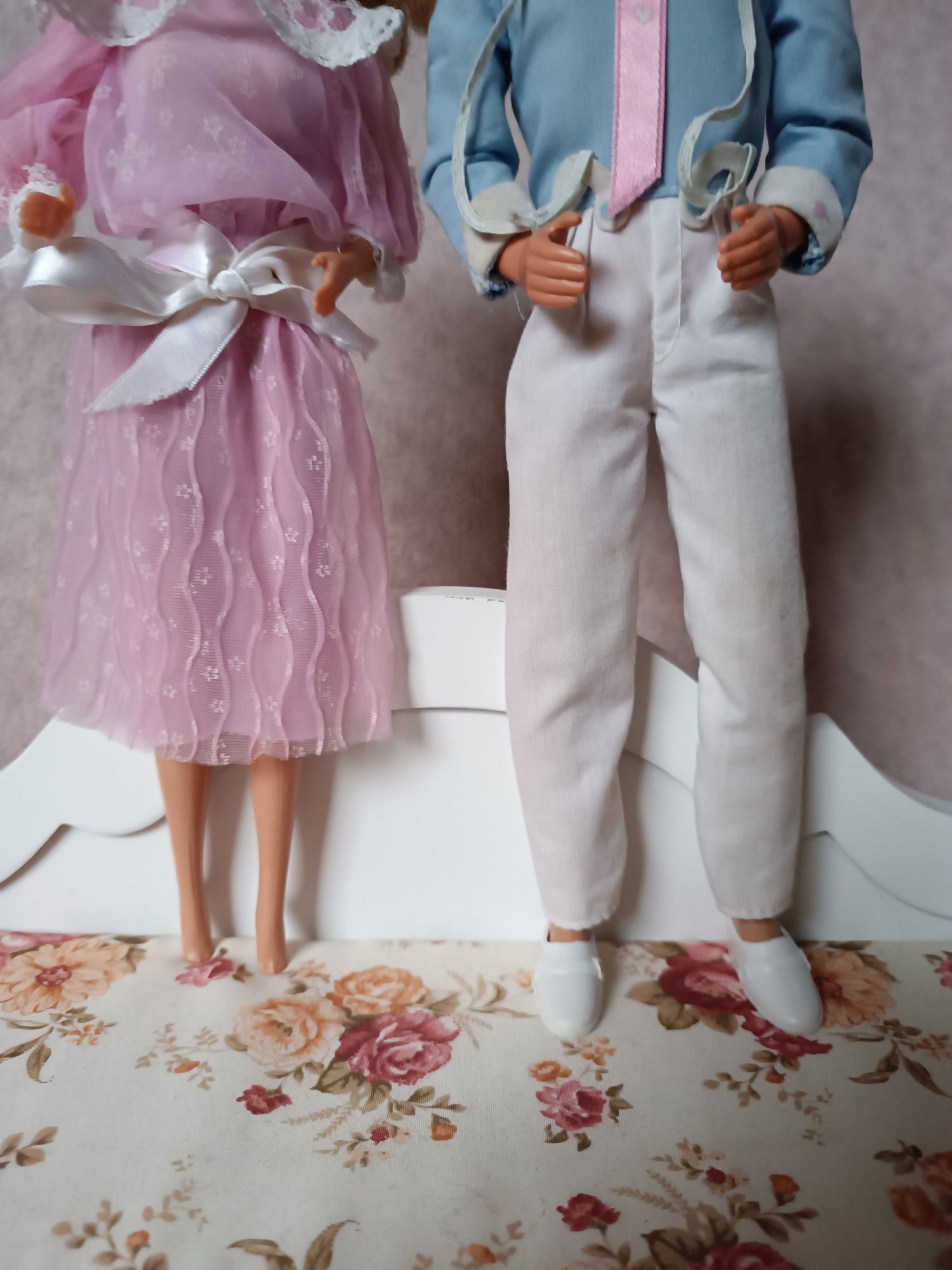 Lalka Barbie Ken Mattel vintage Heart family mama tata Doll