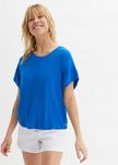 B.P.C krótki t-shirt oversize niebieski lazurowy r.40/42
