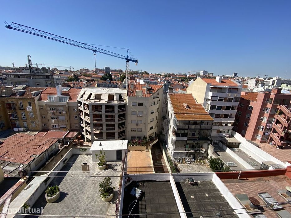 Lisboa. Arroios. Apartamento com 1 assoalhada.
