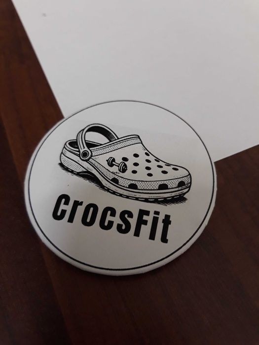 crossfit przypinka 5 cm
