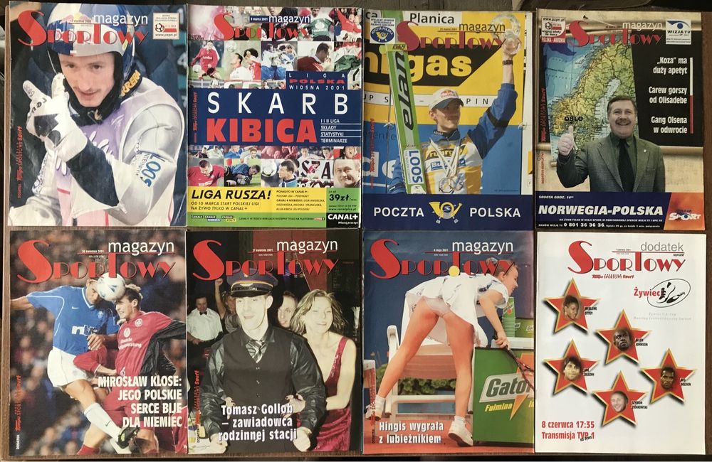 Skarb kibica, magazyn sportowy - rocznik 2001, Przegląd, Tempo, Sport