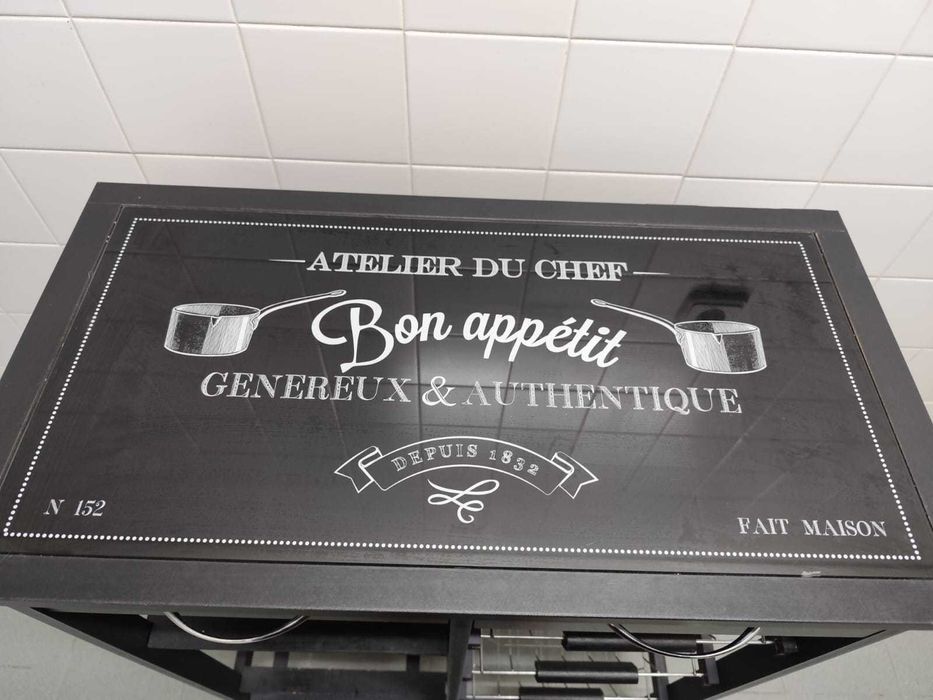 Carrinho de apoio para cozinha