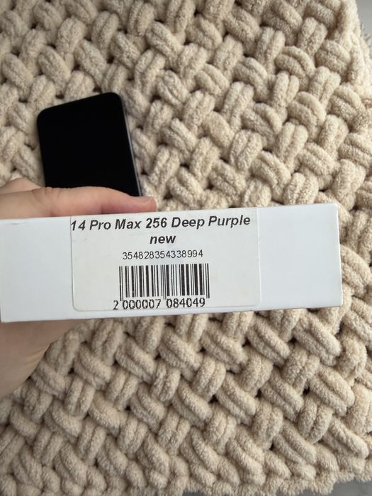 Iphone 14 pro max 256 deep purple esim