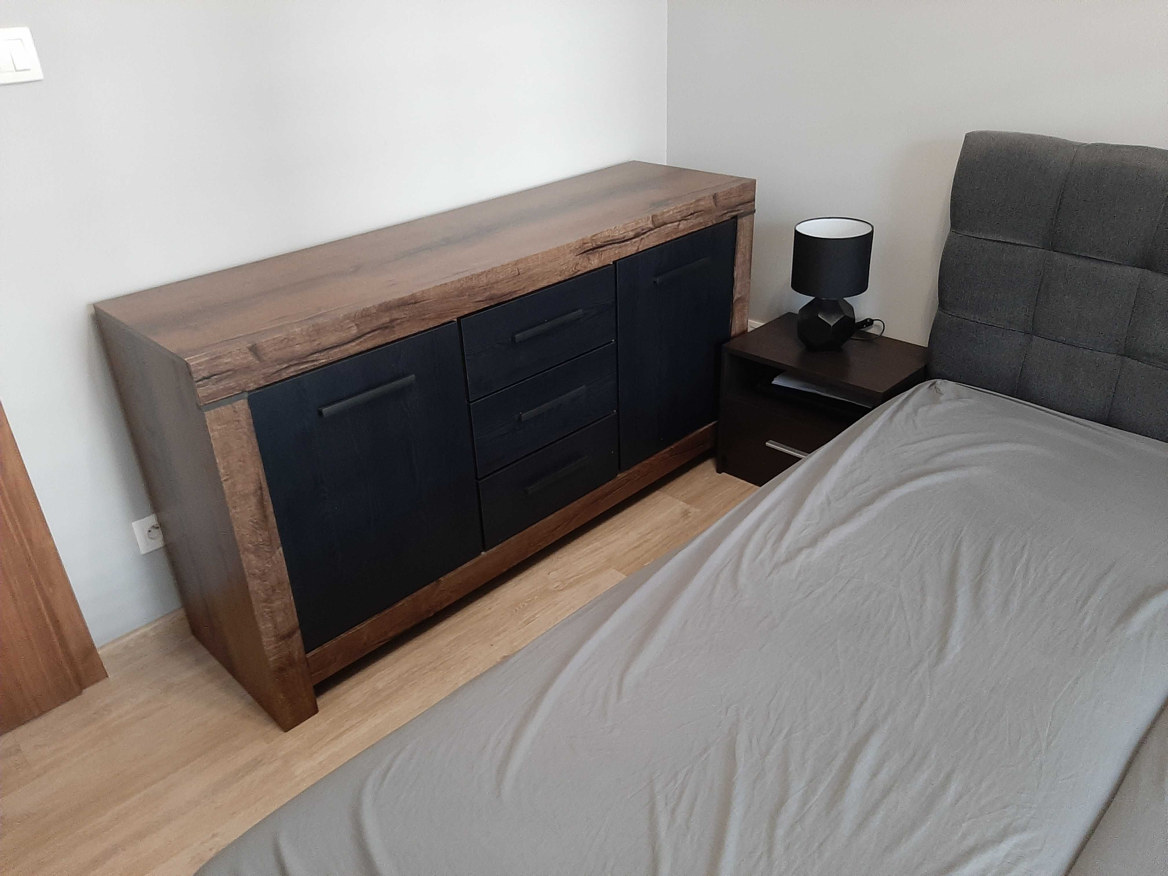 komoda Balin 160 cm z 2 drzwiami i 3 szufladami